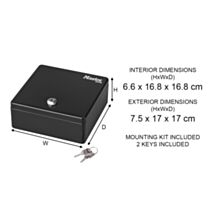 Mini coffre à monnaie et à clé - Format S
