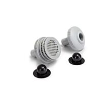 Lot de 2 petites crépines et bouchons