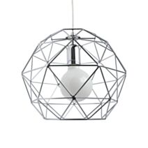 Suspension Anella Chromé Ø30cm h.28cm - SEYNAVE