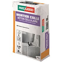 Mortier colle béton cellulaire 20kg - PAREXLANKO