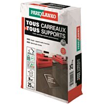 Colle carrelage tous carreaux tous supports gris 25kg - PAREXLANKO
