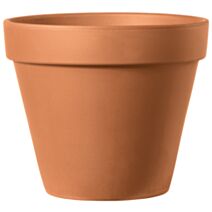 Vase brut Cotto terre cuite 7x7cm terre rouge - DEROMA