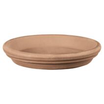 Soucoupe en Terre Cuite White Ø23,5xH.3,1cm