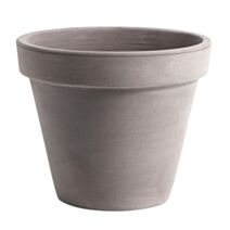 Pot Greige en Terre cuite Ø23cm