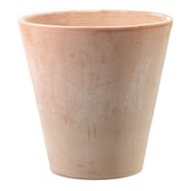 Pot de fleurs conique Antica terre cuite H.40xØ40cm beige