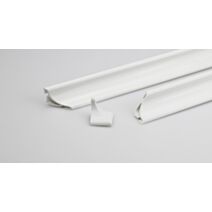 Profilé baignoire blanc pvc (2x2.5m)