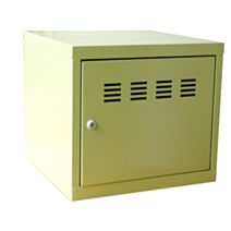 Cube modulable à porte en métal anis - SNOR PIERRE HENRY