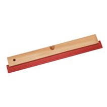 Raclette bois caoutchouc rouge monture balai - PRCI