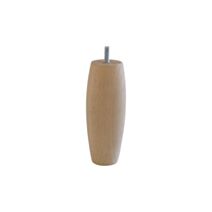 Pied de lit olive brut H.150 Ø58 mm - EVOLUDIS