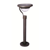 Borne solaire très éclairante en ABS, aluminium et Inox H 45 cm - GALIX