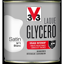 laque glycero satin 0,5L blanc - V33