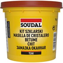 Mastic vitrier acajou 1kg