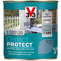 Peinture multi-supports direct protect satin 0.5L bleu fjord - V33