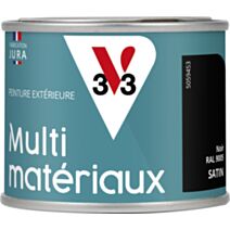 peinture multisupport direct protect satin 125 ml Noir - V33