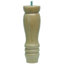 Pied de lit quercy verni naturel H.200 Ø60 mm - EVOLUDIS