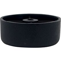 Pied de meuble cylindrique noir H.25 Ø60 mm - BAR PLUS