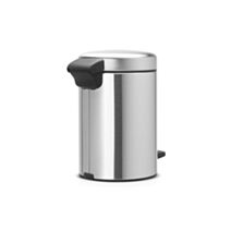 Poubelle à Pédale New Icon 3L Argent - BRABANTIA