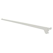 Console simple blanc en acier, prof 35cm, entraxe 50mm - DURALINE