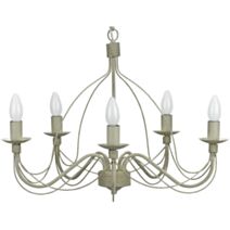 Lustre ARACNA Ivoire 5L