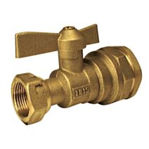 Vanne compteur femelle G3/4 polyéthylène D.25 - NOYON & THIEBAULT