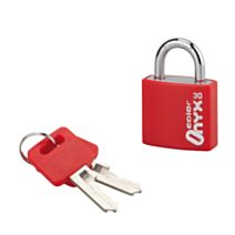 Cadenas de sûreté onyx 30mm couleurs assorties 2 clés laiton nickelé - THIRARD