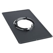 Plaque de propreté noir 300x500 Ø180mm - TEN