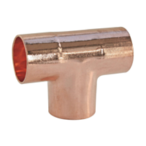 Té cuivre égal Ø16