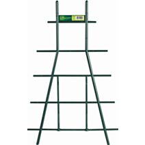 Tuteur échelle plastique pour plantes en pots 0,37m vert - INTERMAS