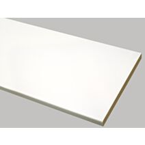Tablette Mélaminée Blanc 200x50x1,6cm