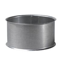 Manchette gris mat aluminié ∅139mm - TEN