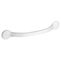 Barre d'Appui Monopoutre Droite 43cm ∅25mm Acier Blanc - GODONNIER