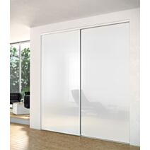 Porte de placard YKARIO RECOUPABLE, 1 partie, décor Blanc brillant
