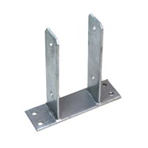 support poteau u a fixer 7 x 7 cm - INTO THE GREEN