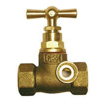 Robinet d'arrêt à purge double femelle 20/27