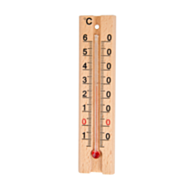 thermomètre bois clair 14 cm - STIL