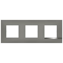 Plaque triple Altège note irisee - BTICINO