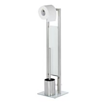 Serviteur WC Rivalta chromé acier/ver - WENKO