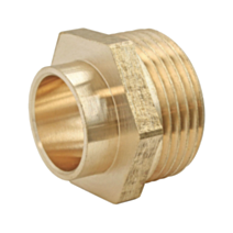 Raccord droit Ø12 - mâle 12/17