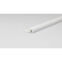 1/4 rond pvc mate blanc 10mm - ARCANSAS