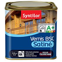 Vernis BSC satiné 0.5L bois exotique - SYNTILOR