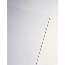 VERRE SYNTHETIQUE LISSE TRANSPARENT - 4 MM - 0,5 x 0,5 M - PLAQUE DE VERRE SYNTHETIQUE DECORATIVE EN POLYSTYRENE EXTRUDE - ONDULINE
