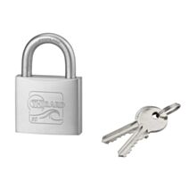 Cadenas blue adventure skipper 50mm 2 clés laiton nickelé - THIRARD