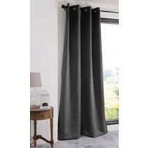 Rideau occultant à oeillets Notte 135x250 anthracite
