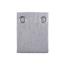 Rideau à œillets gris 140x260cm Bea