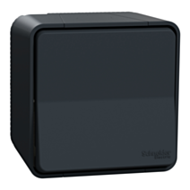 Interrupteur va-et-vient saillie Mureva Styl anthracite - SCHNEIDER ELECTRIC