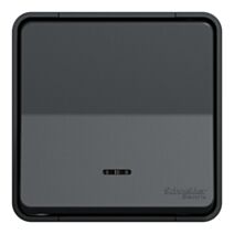 Interrupteur va-et-vient lumineux Mureva Styl anthracite - SCHNEIDER ELECTRIC
