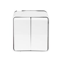 Interrupteur double va-et-vient saillie Mureva Styl blanc - SCHNEIDER ELECTRIC