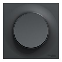 Lot de 5 interrupteurs va-et-vient Odace anthracite + plaques - SCHNEIDER ELECTRIC