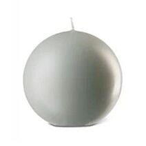 Bougie ronde Ø8cm 23heures gris Perle gris - LA FRANCAISE