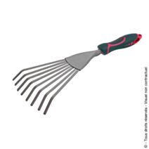 Balai à main plat 8 dents + poignée ergonomique 15cm - MERMIER